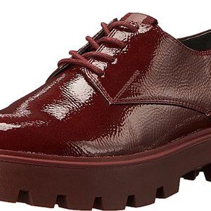 Franco Sarto Women's Balinlaced Oxford - Burdgundy Sz 9
